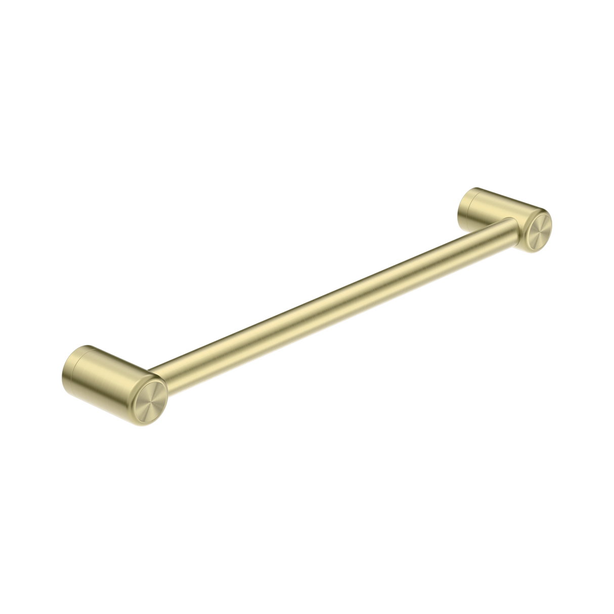An image of Nero Tapware Mecca Care 25mm Grab Rail 450mm Brushed Gold