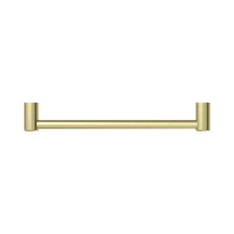An image of Nero Tapware Mecca Care 25mm Grab Rail 450mm Brushed Gold