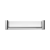 An image of Nero Tapware Mecca Care 25mm Grab Rail With Shelf 450mm Chrome