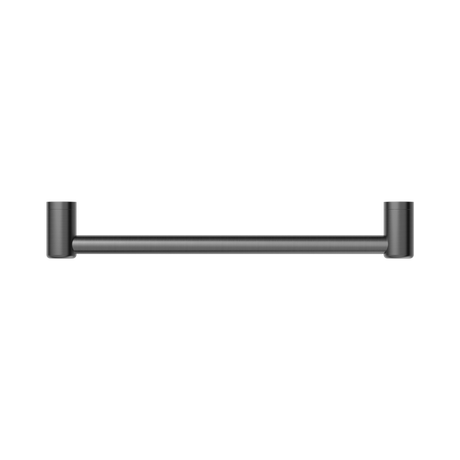 An image of Nero Tapware Mecca Care 25mm Grab Rail 450mm Gun Metal