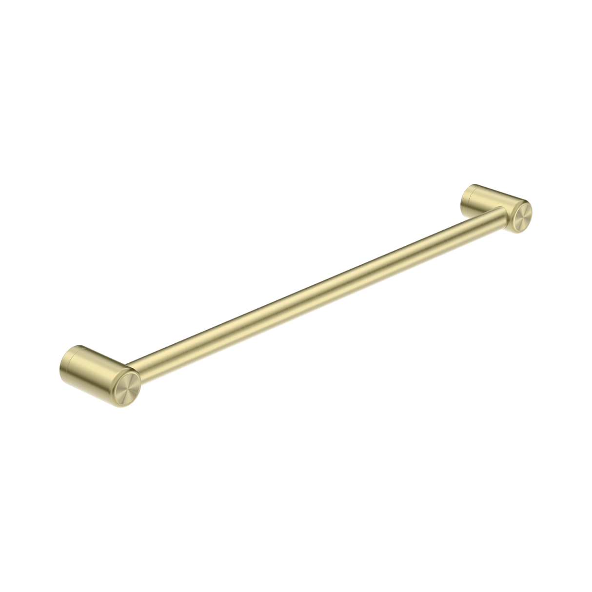 An image of Nero Tapware Mecca Care 25mm Grab Rail 600mm Brushed Gold