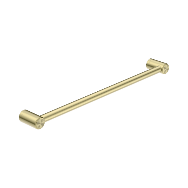 An image of Nero Tapware Mecca Care 25mm Grab Rail 600mm Brushed Gold