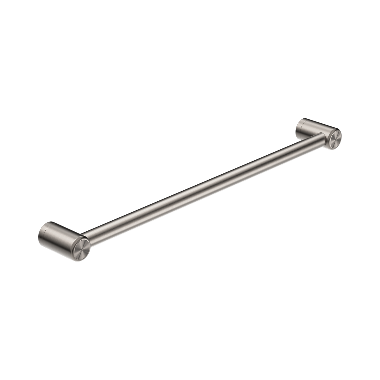An image of Nero Tapware Mecca Care 25mm Grab Rail 600mm Brushed Nickel
