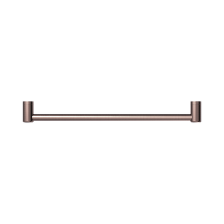 An image of Nero Tapware Mecca Care 25mm Grab Rail 600mm Brushed Bronze