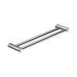 An image of Nero Tapware Mecca Care 25mm Double Towel Grab Rail 600mm Chrome