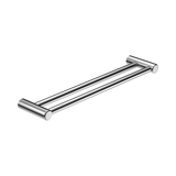 An image of Nero Tapware Mecca Care 25mm Double Towel Grab Rail 600mm Chrome