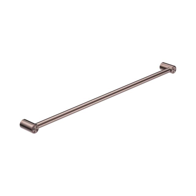An image of Nero Tapware Mecca Care 25mm Grab Rail 900mm Brushed Bronze