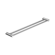 An image of Nero Tapware Mecca Care 25mm Double Towel Grab Rail 900mm Chrome