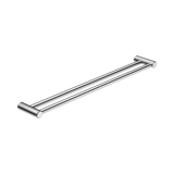 An image of Nero Tapware Mecca Care 25mm Double Towel Grab Rail 900mm Chrome
