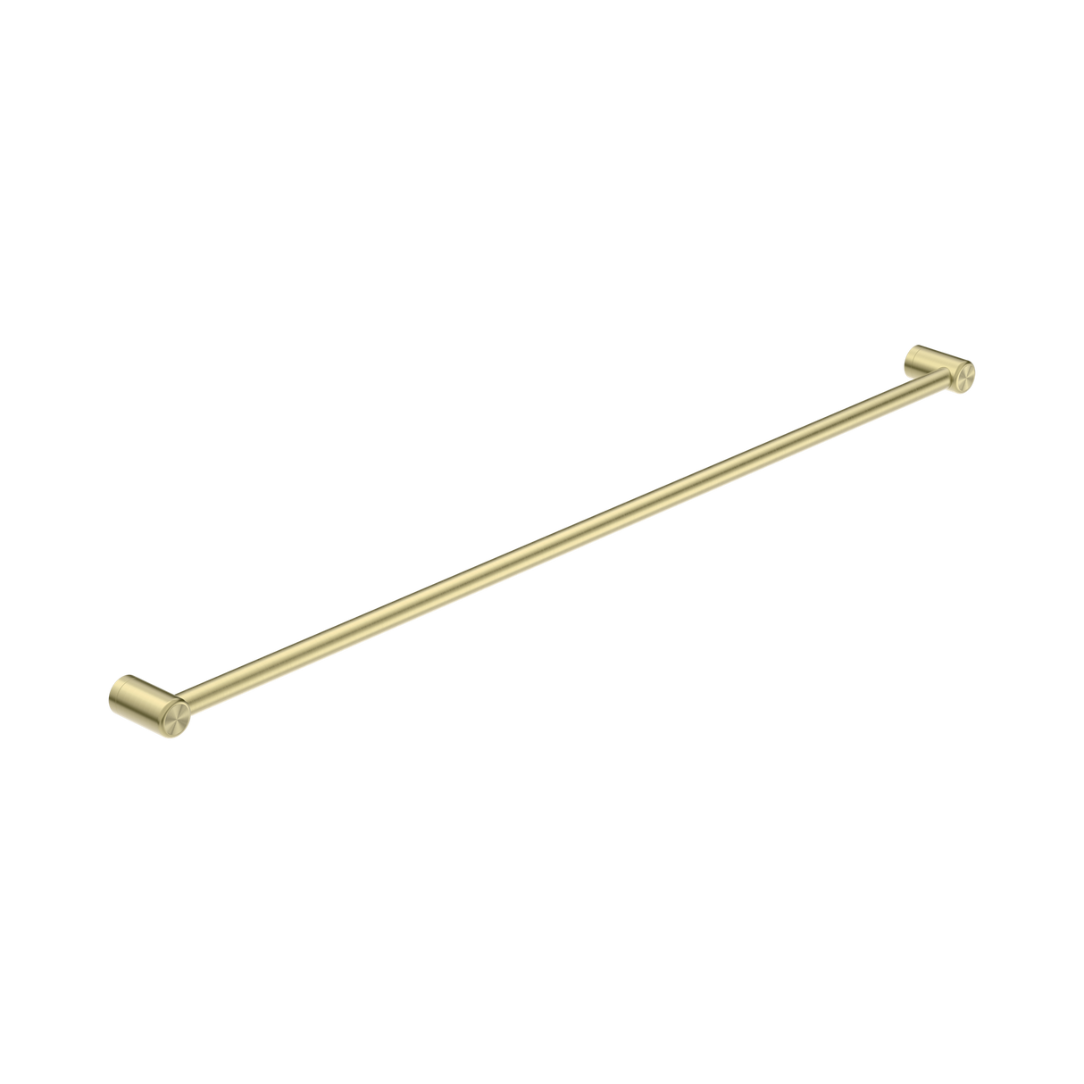 An image of Nero Tapware Mecca Care 25mm Grab Rail 1200mm Brushed Gold