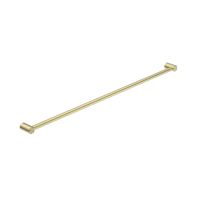 An image of Nero Tapware Mecca Care 25mm Grab Rail 1200mm Brushed Gold