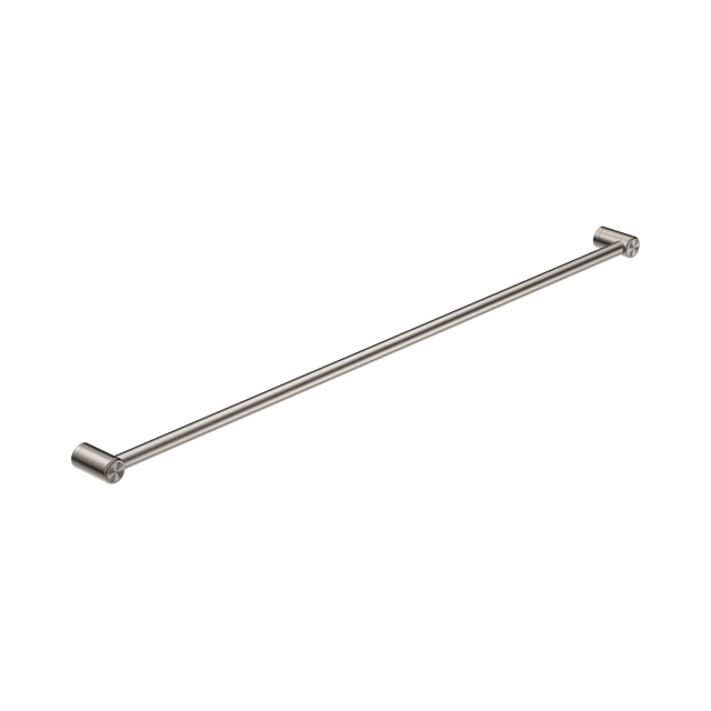 An image of Nero Tapware Mecca Care 25mm Grab Rail 1200mm Brushed Nickel
