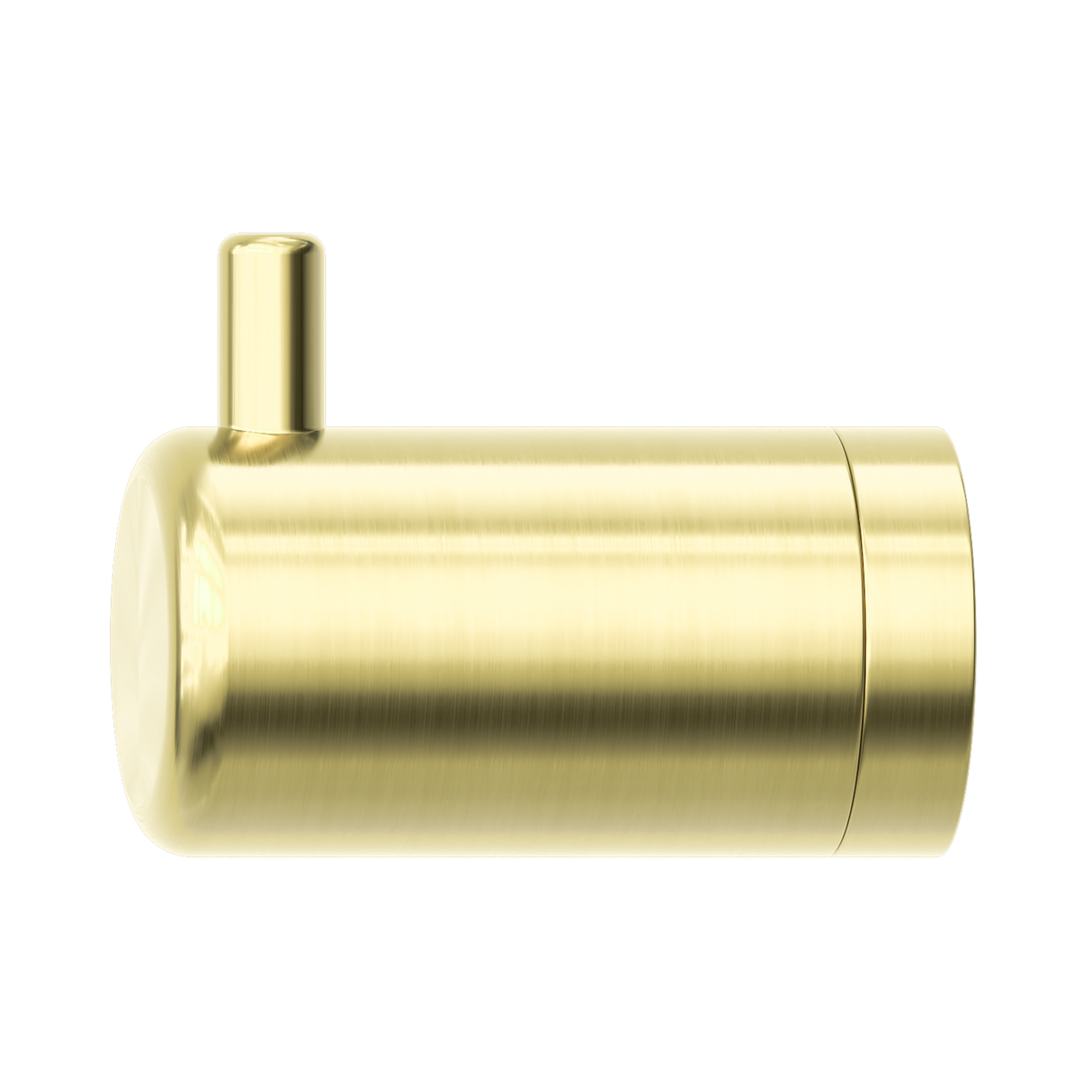 An image of Nero Tapware Mecca Care 25mm Wall Hook Brushed Gold