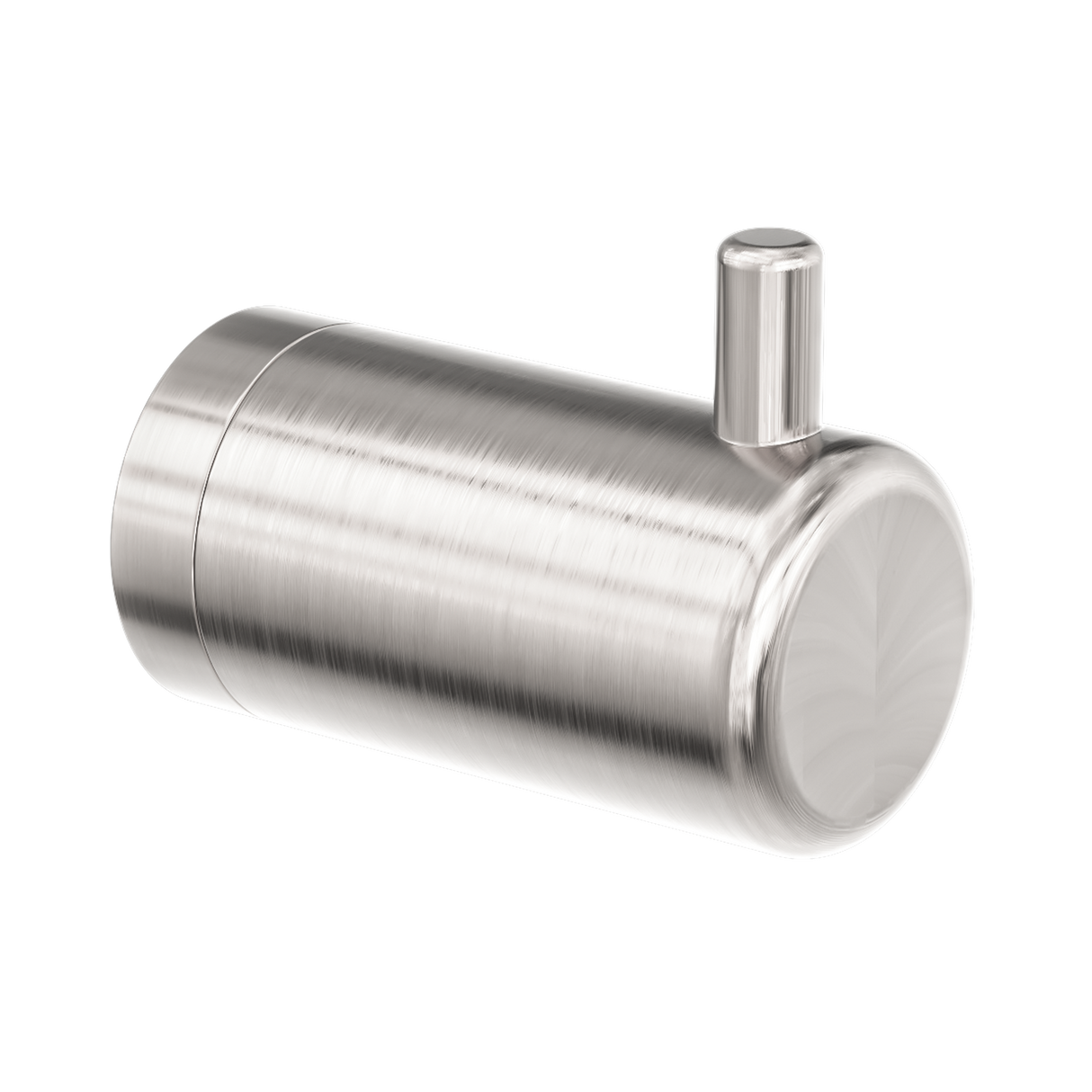 An image of Nero Tapware Mecca Care 25mm Wall Hook Brushed Nickel