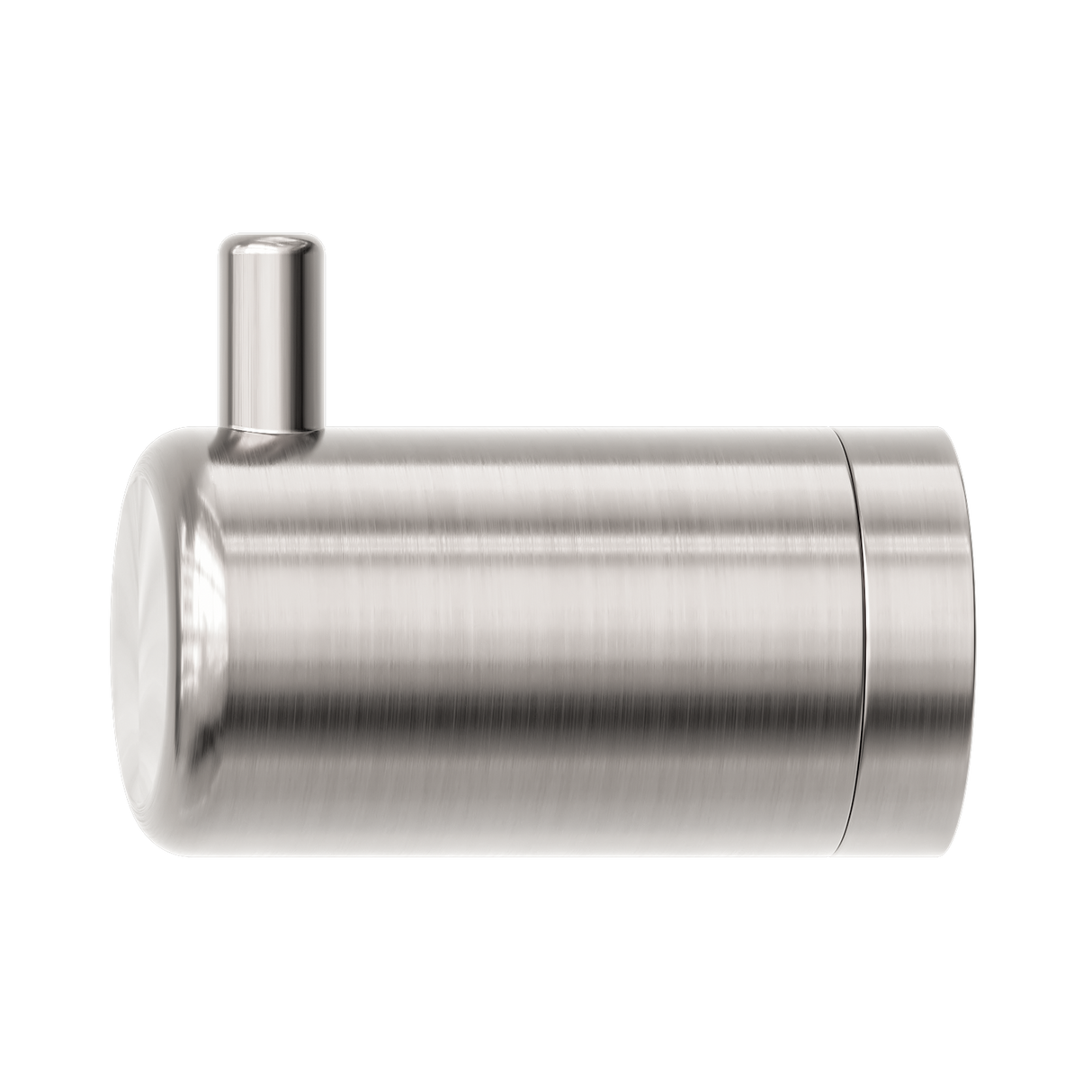 An image of Nero Tapware Mecca Care 25mm Wall Hook Brushed Nickel