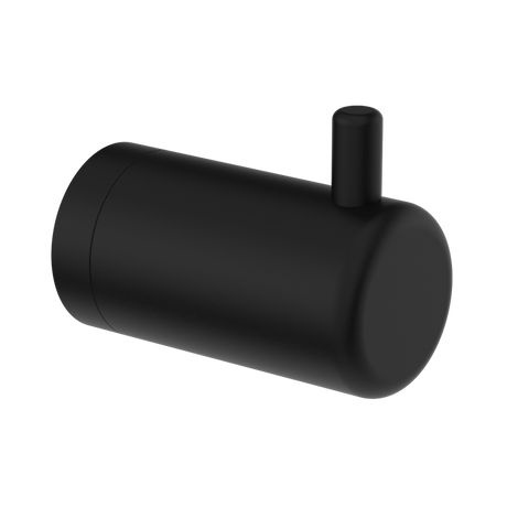 An image of Nero Tapware Mecca Care 25mm Wall Hook Matte Black