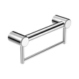 An image of Nero Tapware Mecca Care 32mm Grab Rail With Towel Holder 300mm Chrome