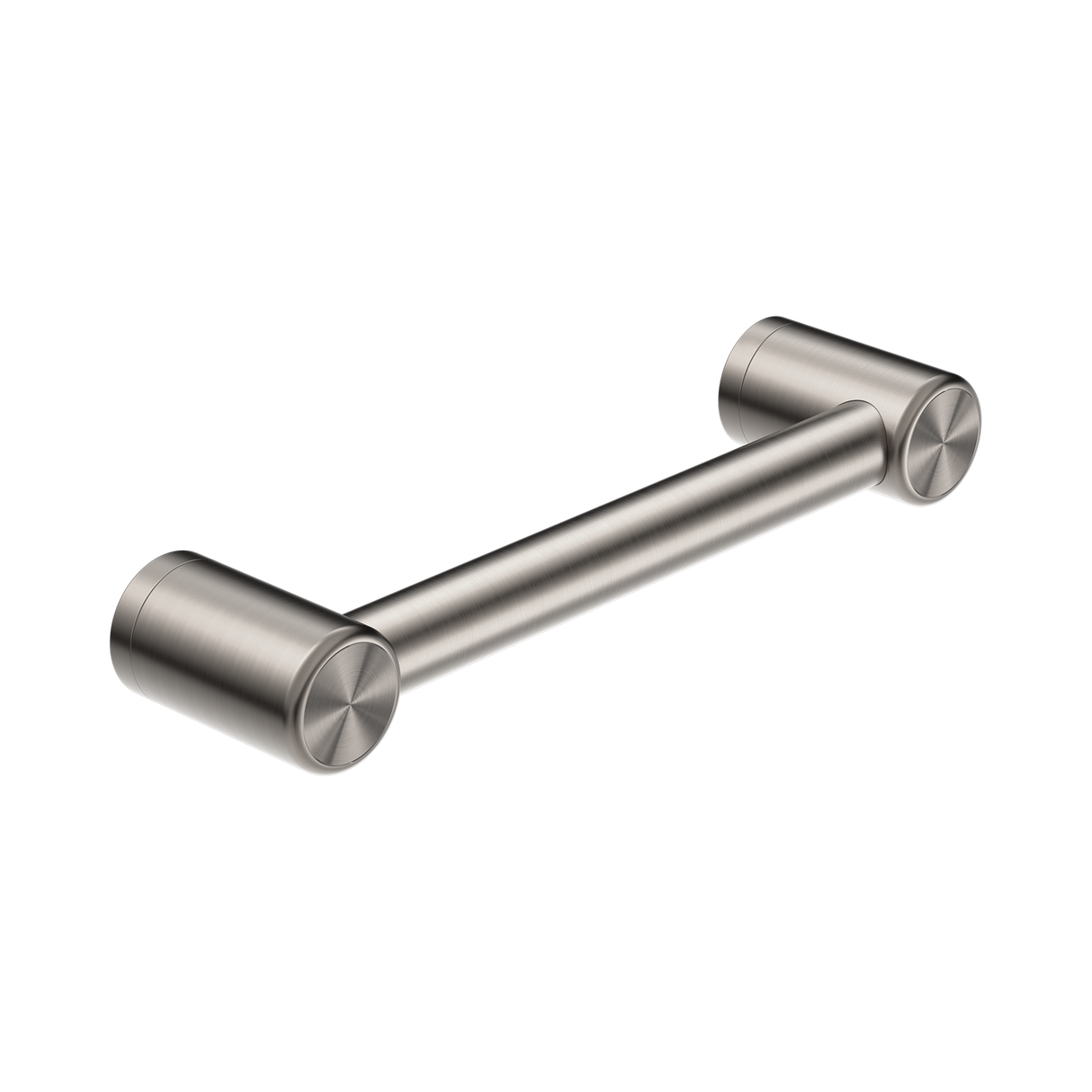 An image of Nero Tapware Mecca Care 32mm Grab Rail 300mm Brushed Nickel