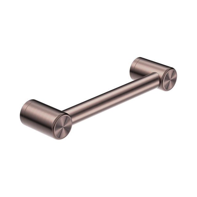 An image of Nero Tapware Mecca Care 32mm Grab Rail 300mm Brushed Bronze