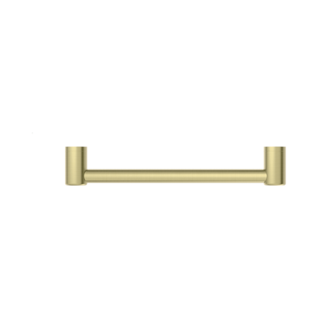 An image of Nero Tapware Mecca Care 32mm Grab Rail 450mm Brushed Gold