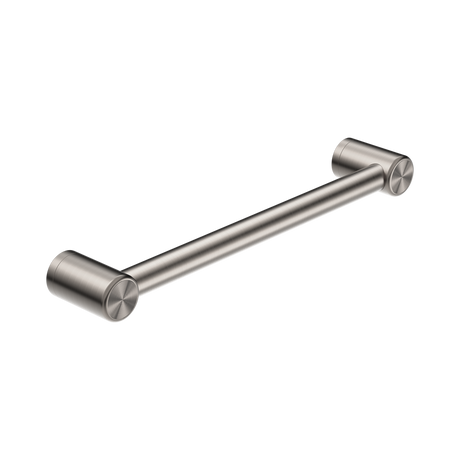 An image of Nero Tapware Mecca Care 32mm Grab Rail 450mm Brushed Nickel