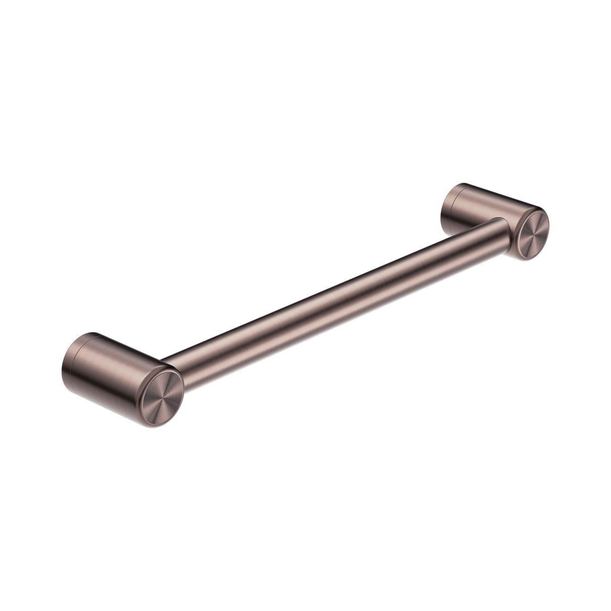 An image of Nero Tapware Mecca Care 32mm Grab Rail 450mm Brushed Bronze