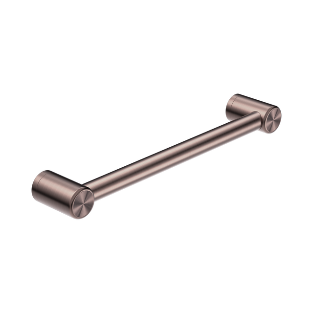 An image of Nero Tapware Mecca Care 32mm Grab Rail 450mm Brushed Bronze