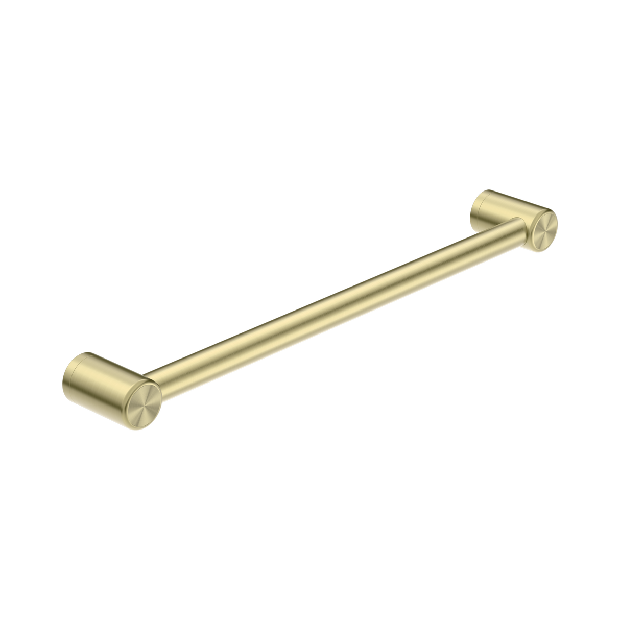 An image of Nero Tapware Mecca Care 32mm Grab Rail 600mm Brushed Gold