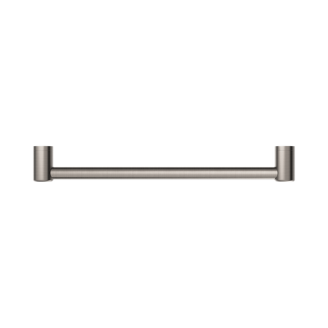 An image of Nero Tapware Mecca Care 32mm Grab Rail 600mm Brushed Nickel