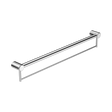 An image of Nero Tapware Mecca Care 32mm Grab Rail With Towel Holder 900mm Chrome