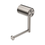 An image of Nero Tapware Mecca Care Heavy Duty Toilet Roll Holder Brushed Nickel