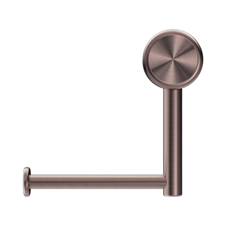 An image of Nero Tapware Mecca Care Heavy Duty Toilet Roll Holder Brushed Bronze