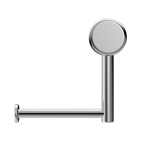 An image of Nero Tapware Mecca Care Heavy Duty Toilet Roll Holder Chrome