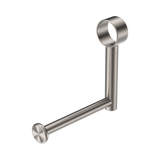 An image of Nero Tapware Mecca Care Add On Toilet Roll Holder Brushed Nickel