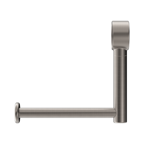 An image of Nero Tapware Mecca Care Add On Toilet Roll Holder Brushed Nickel