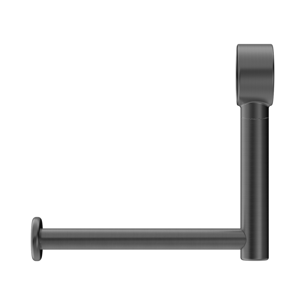 An image of Nero Tapware Mecca Care Add On Toilet Roll Holder Gun Metal