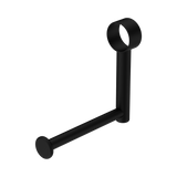An image of Nero Tapware Mecca Care Add On Toilet Roll Holder Matte Black