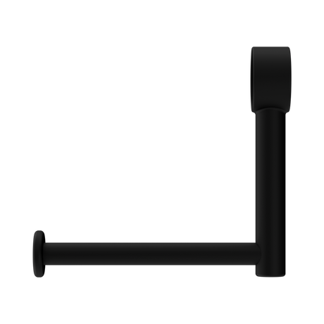 An image of Nero Tapware Mecca Care Add On Toilet Roll Holder Matte Black