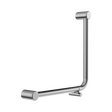 An image of Nero Tapware Mecca Care 32mm Ambulant 90 Degree Bent Tube Grab Rail 450X450mm Chrome