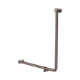 An image of Nero Tapware Mecca Care 32mm 90 Degree NZ4121 Accessible Toilet Grab Rail 750X750mm Brushed Bronze