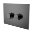 An image of Nero Tapware Mecca Care Raised Disabled Care Pneumatic Flush Buttons Plate DDA Accessible Toilet Compliant Gun Metal