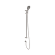 An image of Nero Tapware Mecca Care 25mm Grab Rail And Adjustable Shower Rail Set 900mm Brushed Nickel