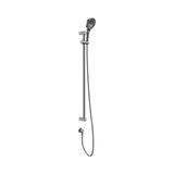 An image of Nero Tapware Mecca Care 25mm Grab Rail And Adjustable Shower Rail Set 900mm Chrome