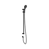 An image of Nero Tapware Mecca Care 25mm Grab Rail And Adjustable Shower Rail Set 900mm Matte Black