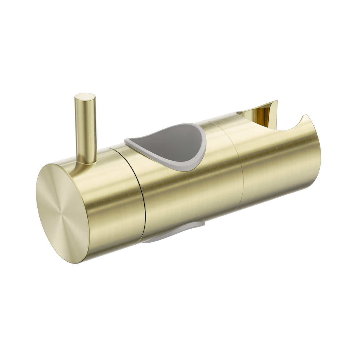 An image of Nero Tapware Slider For Mecca Care 25mm Grab Rail And Adjustable Shower Rail Set 900mm Brushed Gold