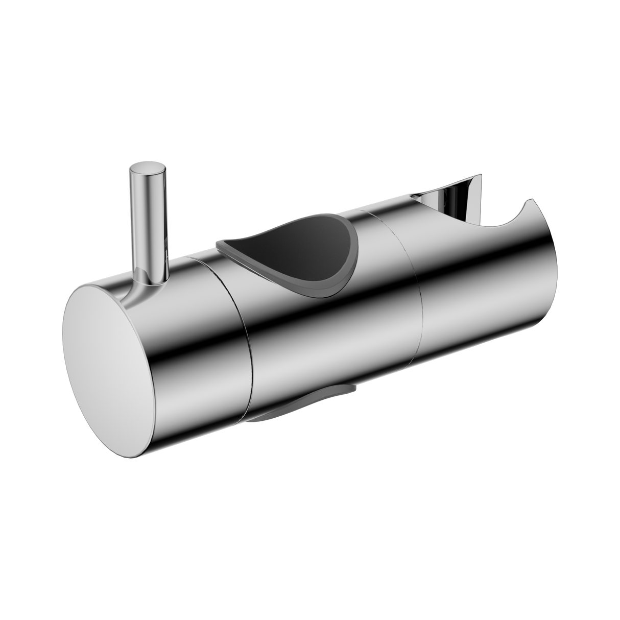 An image of Nero Tapware Slider For Mecca Care 25mm Grab Rail And Adjustable Shower Rail Set 900mm Chrome