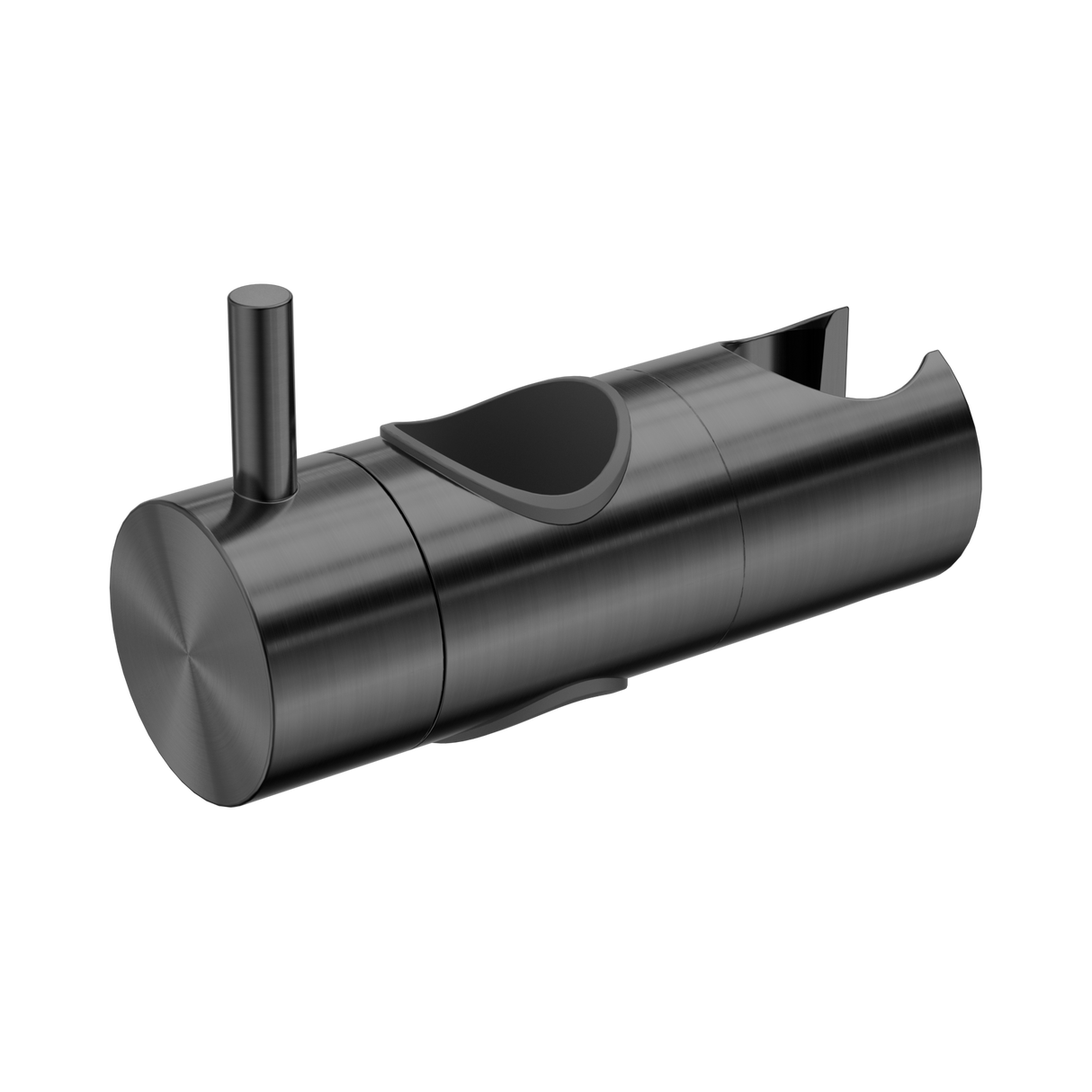An image of Nero Tapware Slider For Mecca Care 25mm Grab Rail And Adjustable Shower Rail Set 900mm  Gun Metal