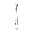 An image of Nero Tapware Mecca Care 32mm Grab Rail And Adjustable Shower Rail Set 900mm Chrome