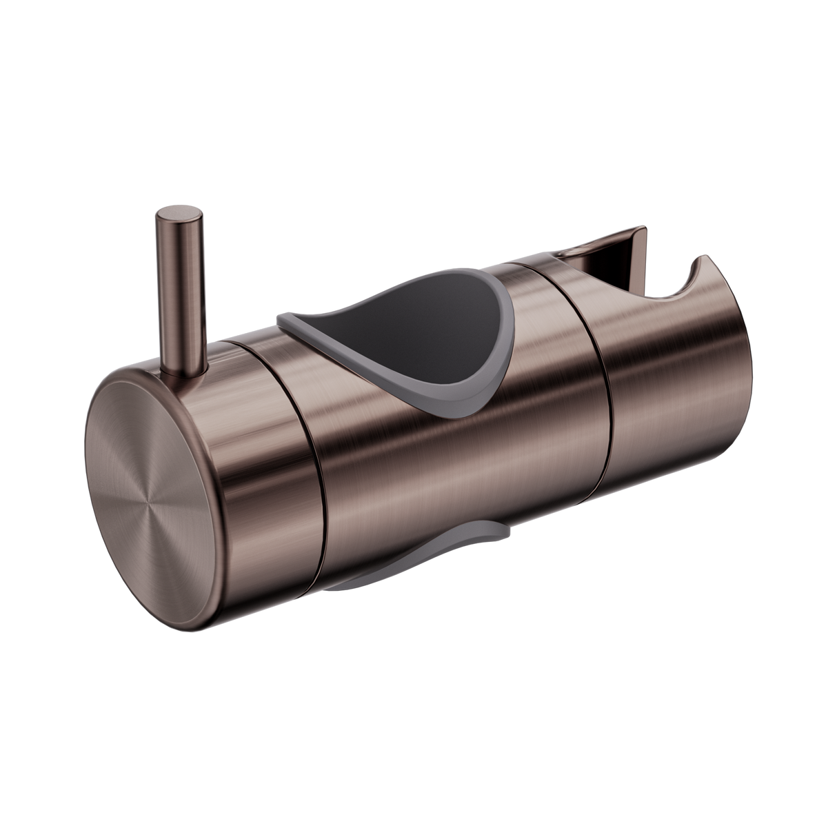 An image of Nero Tapware Slider For Mecca Care 32mm Grab Rail Shower Rail Set Brushed Bronze