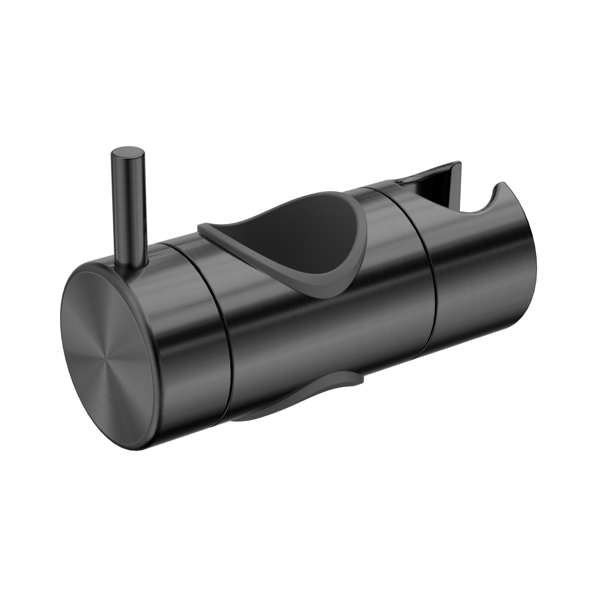 An image of Nero Tapware Slider For Mecca Care 32mm Grab Rail Shower Rail Set Gun Metal